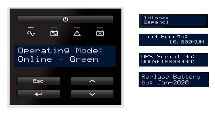 Smart-UPS Display Intuitive, easy-to-use LCD interface