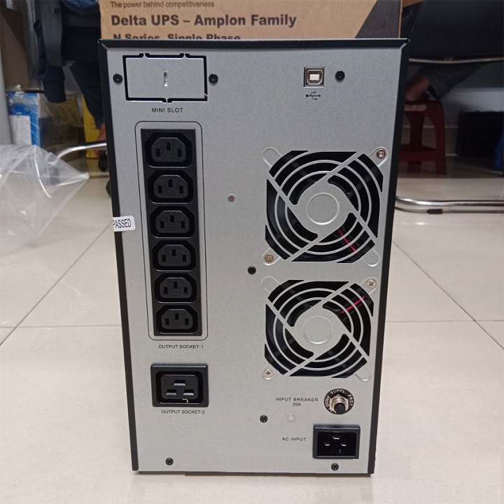 Mặt sau Bộ lưu điện Delta N-3K UPS302N2000B0B6