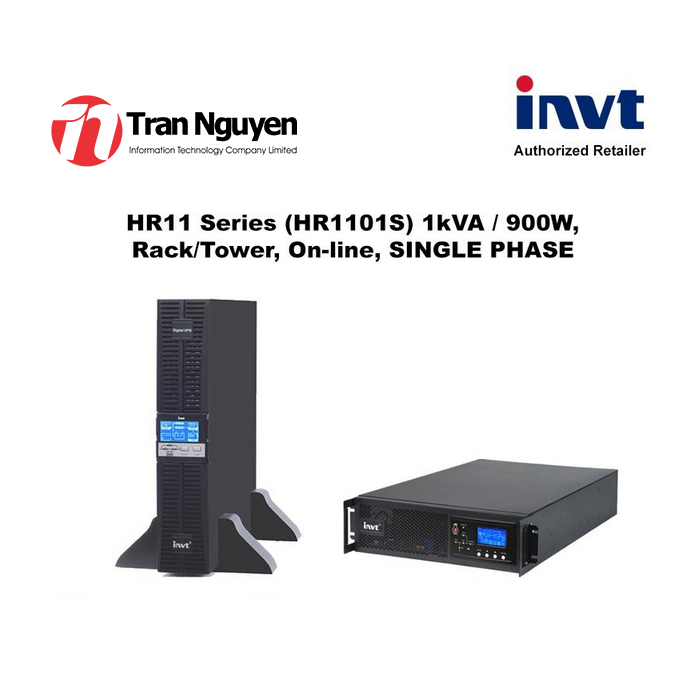 Bộ Lưu Điện INVT HR1101S 1000VA (900W) Loại Pin Trong