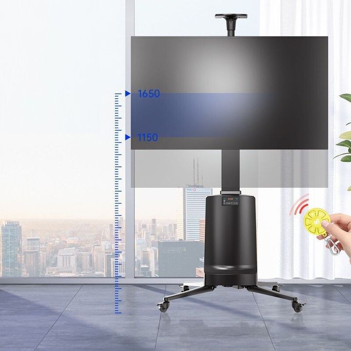 Chiều cao có thể được điều chỉnh bằng điện từ 115 cm đến 165 cm