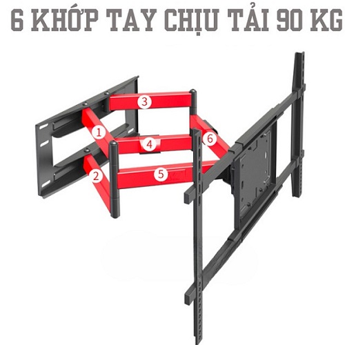 NB SP5 với 6 khớp tay chịu tải đến 90 kg