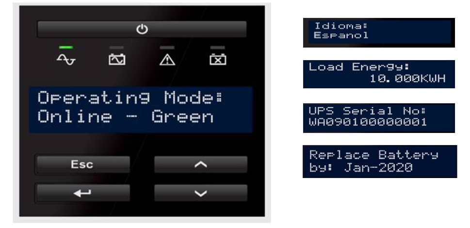 Màn hình Smart-UPS: Giao diện LCD trực quan, dễ sử dụng