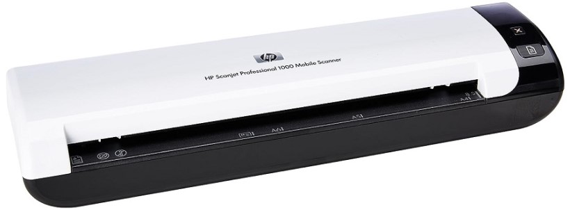 Máy scan HP Professional 1000 Mobile Scanner (L2722A) mặt nghiêng