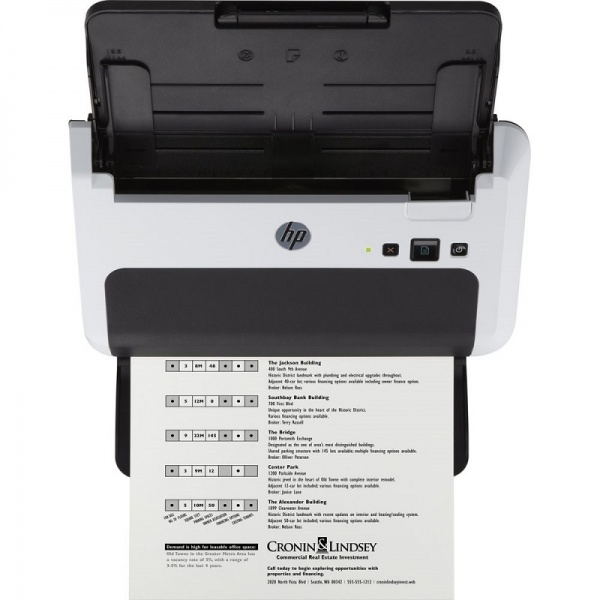 Máy Scan HP ScanJet Pro 3000 S2 (L2737A)  mặt trước khi quét