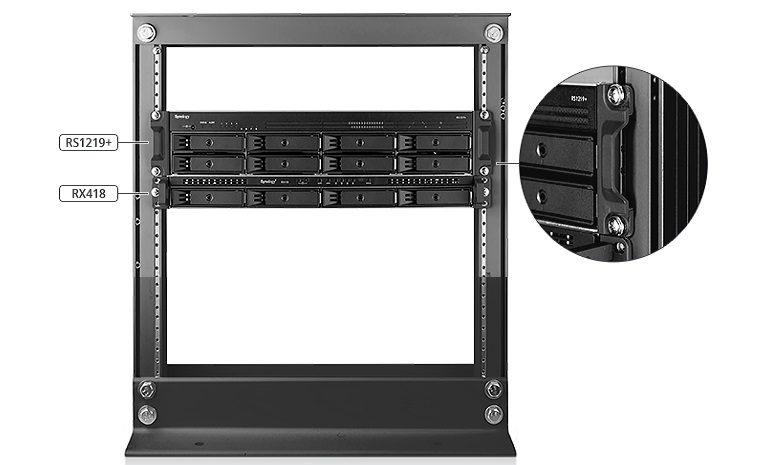 Tiết kiệm không gian lắp đặt nhờ thiết kế Rack 2U