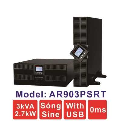 Bộ lưu điện ARES AR903PSRT 3KVA (2700W) True Online