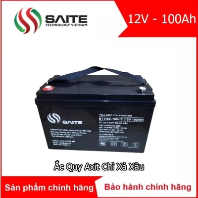 Ắc quy axit chì xả sâu SAITE (DC-AGM) BT-HSE-100-12