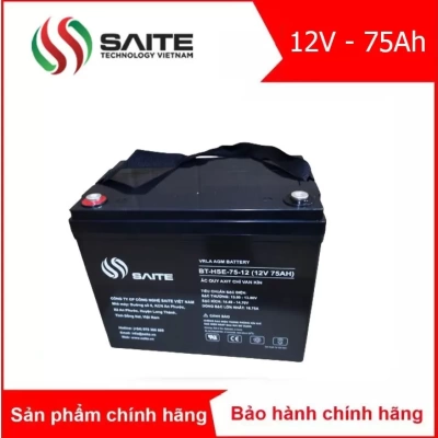 Bình ắc quy kín khí SAITE 12V - 75Ah (BT-HSE-75-12)