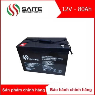 Bình ắc quy kín khí SAITE 12V - 80Ah (BT-HSE-80-12)