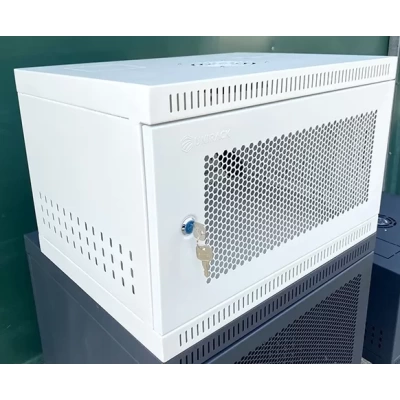 Tủ rack treo tường 6U UNR N6UD400CL cửa lưới