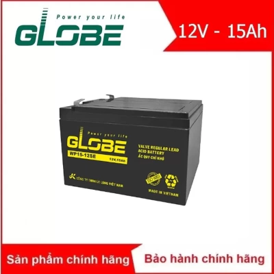 Ắc quy kín khí Globe 12V-15Ah (WP15-12SE)
