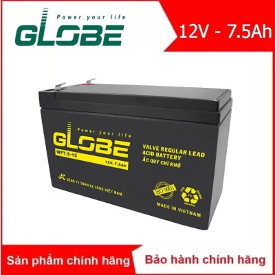 Ắc quy kín khí Globe 12V-7.5Ah (WP7.5-12)