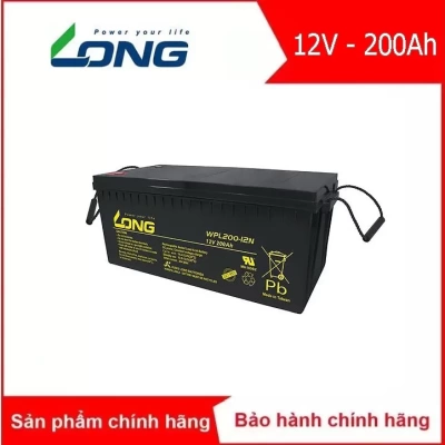 Ắc quy kín khí Long 12V-200Ah (WPL200-12N)