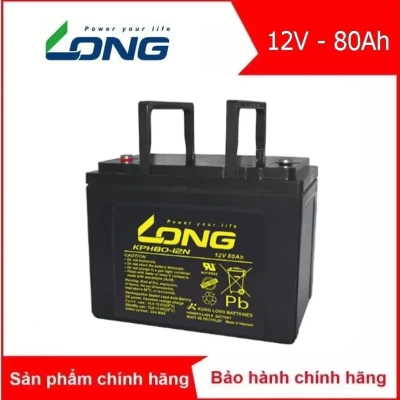 Ắc quy kín khí Long 12V-80Ah (KPH80-12N)