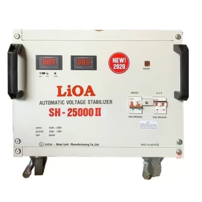 Ổn áp LIOA SH-25000II 25KVA dòng 1 pha