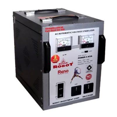 Ổn áp Robot Reno 5KVA (60V-240V) 1 pha