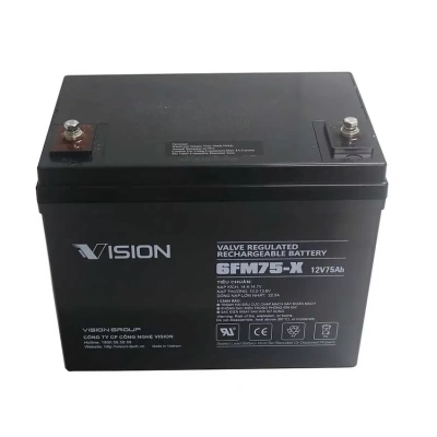 Ắc quy VISION 6FM75-X 12V-75Ah