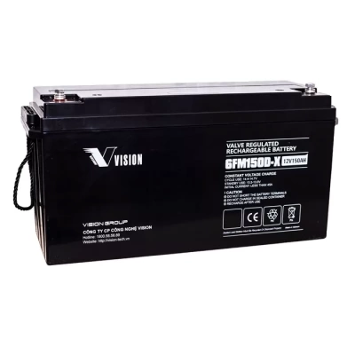 Ắc quy xả sâu VISION 6FM150D-X 12V-150Ah