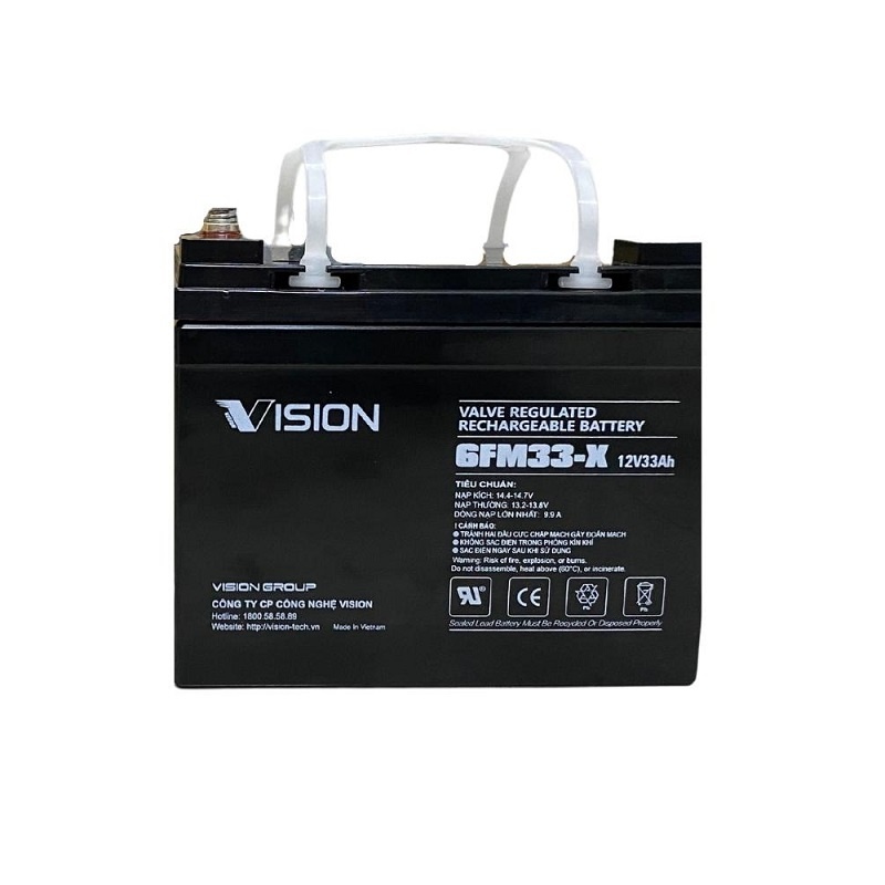 Ắc quy VISION 6FM33-X 12V-33Ah