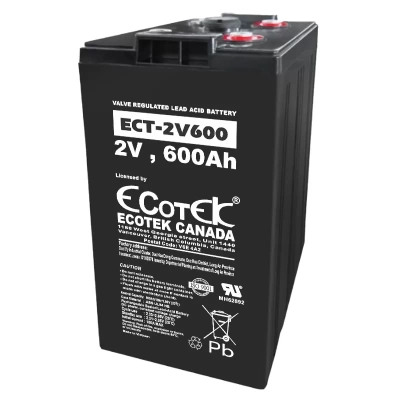 Ắc quy ECOTEK ECT-2V600 2V600AH dung lượng cao
