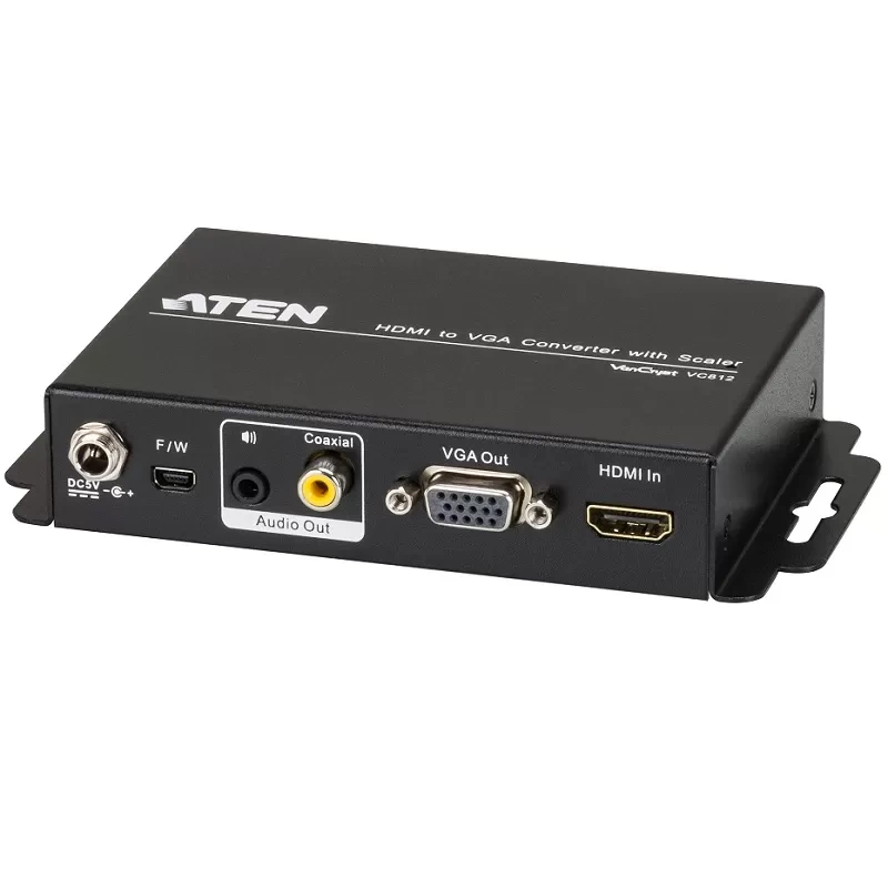 Bộ chuyển đổi HDMI sang VGA/Audio với Scaler ATEN VC812