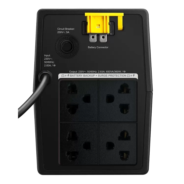 Bộ Lưu Điện APC BVX650I-VN 650VA (650VA/360W)