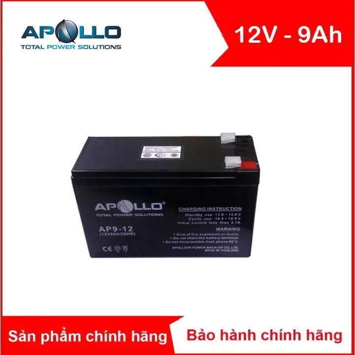 Ắc quy kín khí APOLLO 12V-9AH (AP9-12)