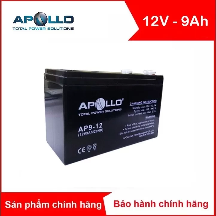 Ắc quy kín khí APOLLO 12V-9AH (AP9-12)