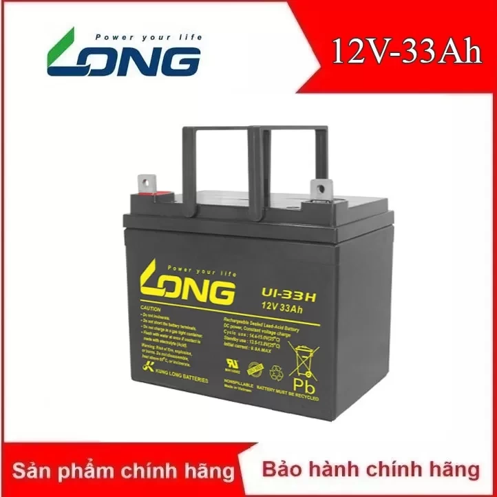 Ắc quy kín khí Long 12V-33Ah (U1-33H)