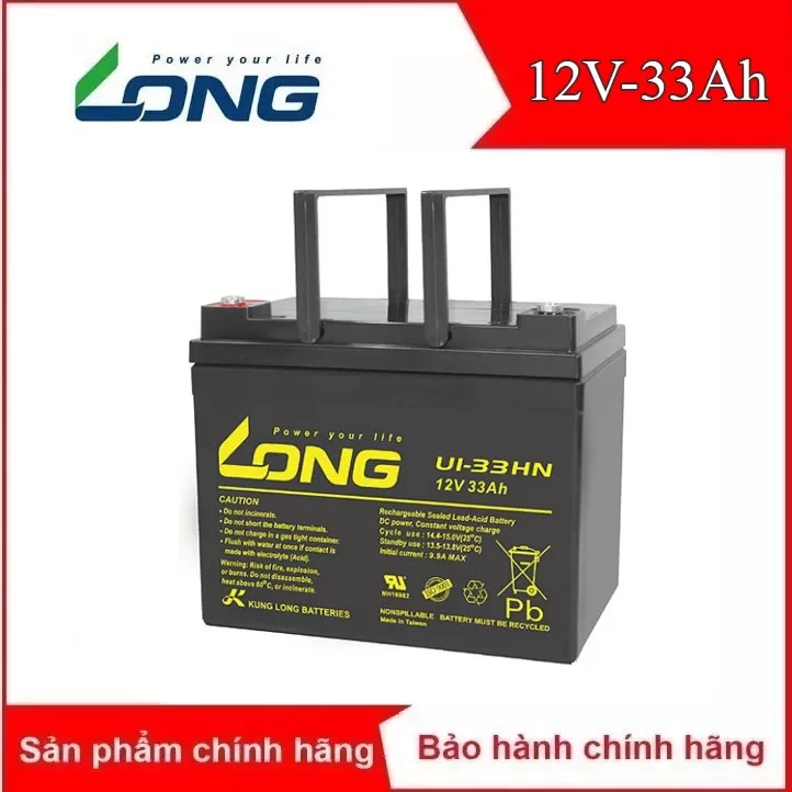 Ắc quy kín khí Long 12V-33Ah (U1-33HN)