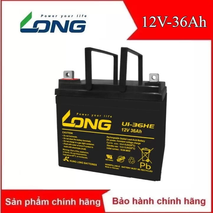 Ắc quy kín khí Long 12V-36Ah (U1-36HE)