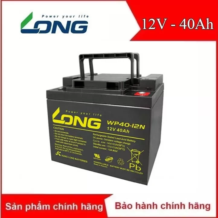 Ắc quy kín khí Long 12V-40Ah (WP40-12N)