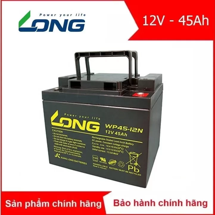 Ắc quy kín khí Long 12V-45Ah (WP45-12N)