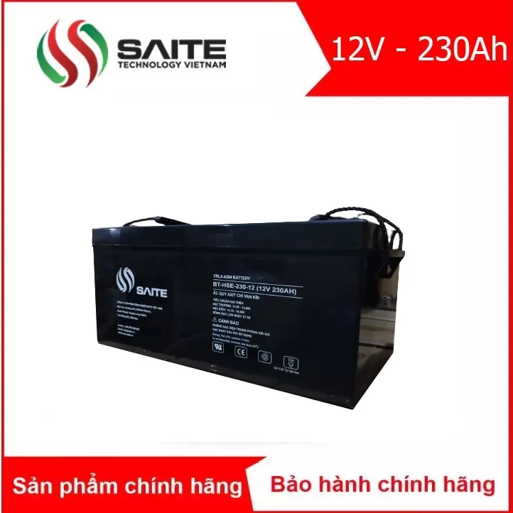 Bình ắc quy kín khí SAITE 12V - 230Ah (BT-HSE-230-12)