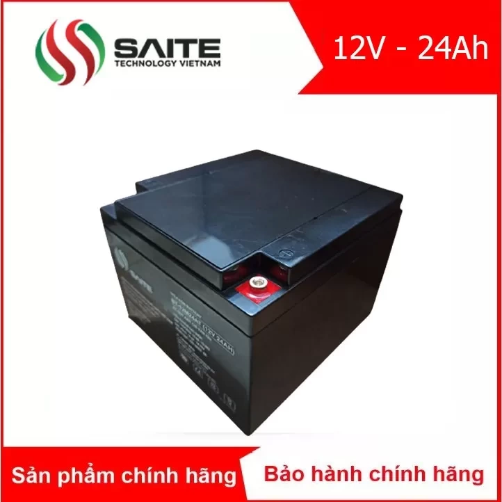 Bình ắc quy kín khí SAITE 12V - 24Ah (BT-12M24AT)