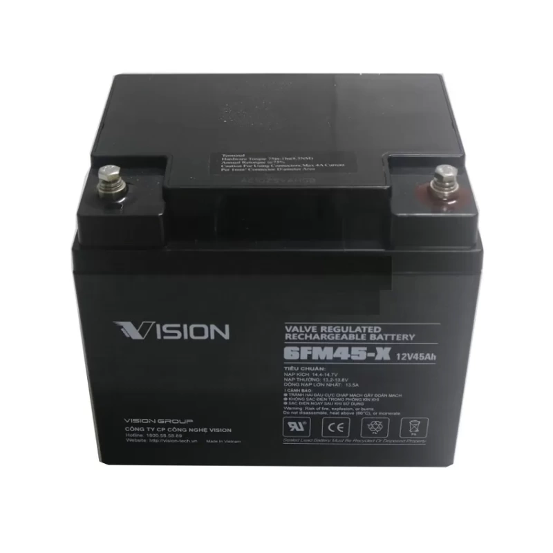 Ắc quy VISION 6FM45-X 12V-45Ah