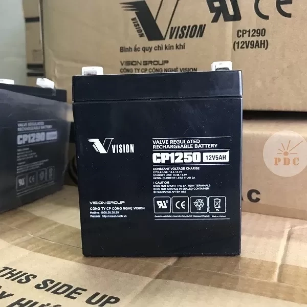 Ắc quy VISION CP1250 (12V - 5Ah)