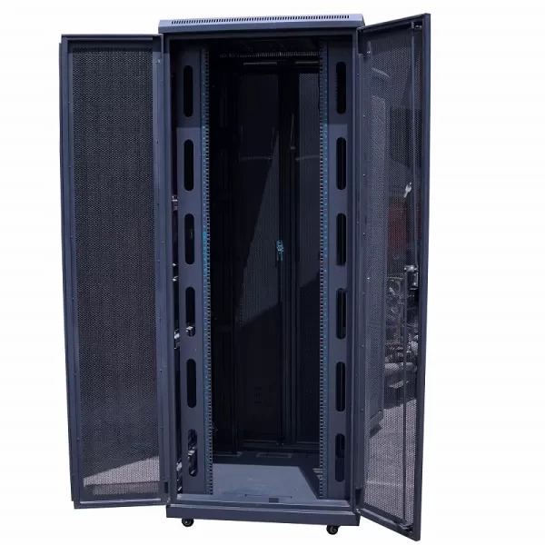 Tủ Rack TMC 19 inch 42U 2 Cánh Cửa Lưới TM42810BN-A