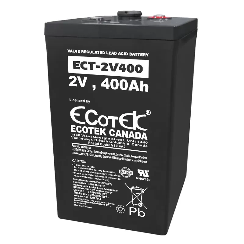 Ắc quy ECOTEK ECT-2V400 2V-400AH dung lượng cao