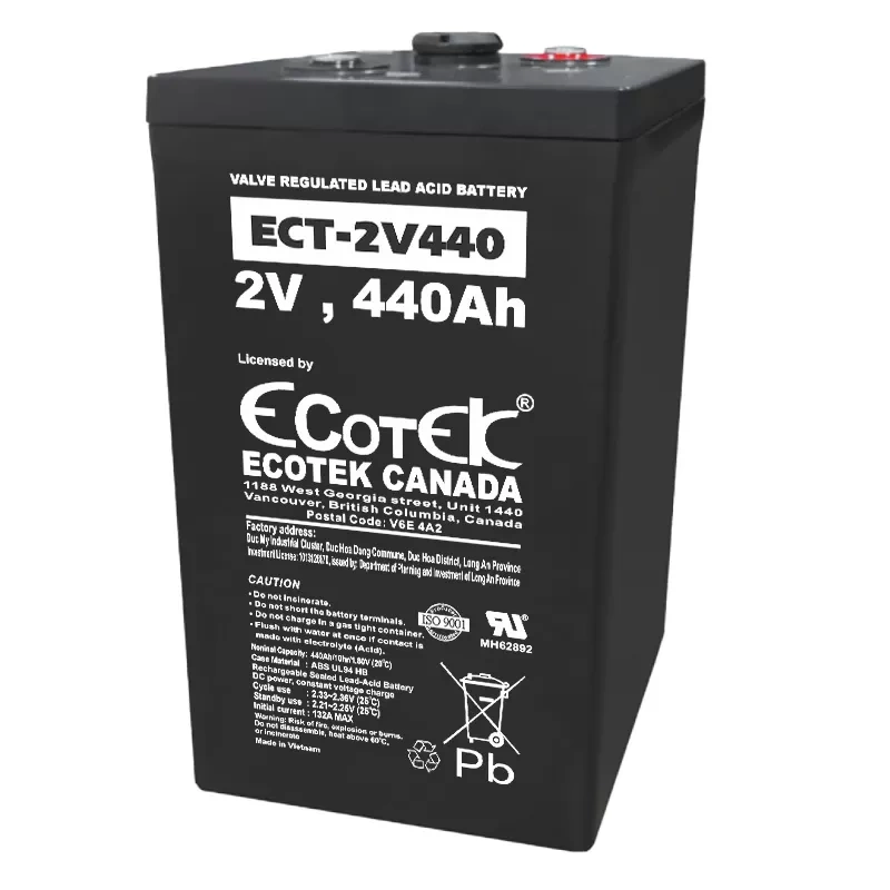 Ắc quy ECOTEK 2V-440Ah