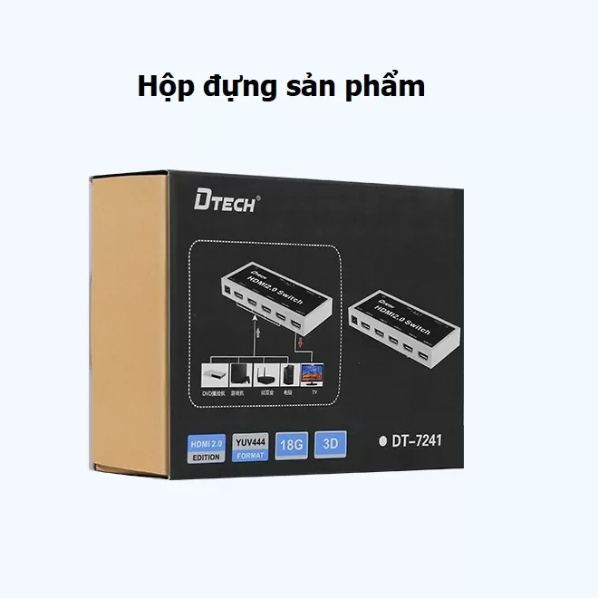 Bộ gộp HDMI DT-7241 (2.0)