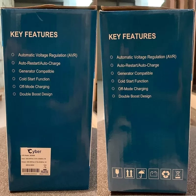 Bộ Lưu Điện Line InterActive Cyber SES600 600VA/360W