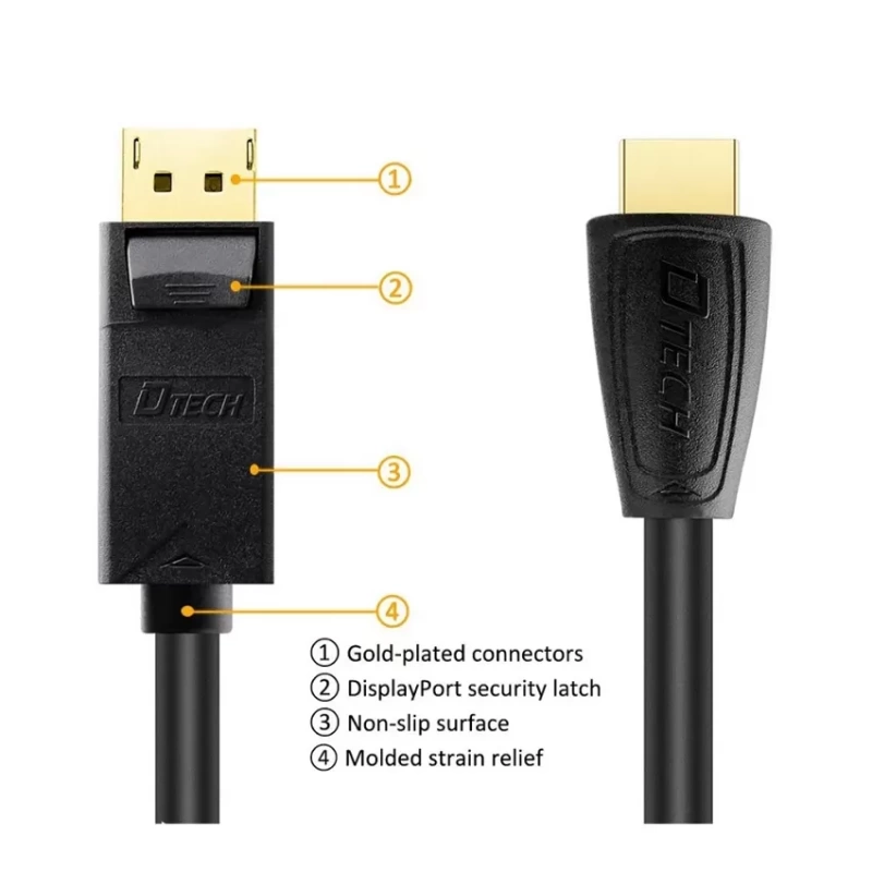 Dây chuyển Displayport to HDMI DT-CU0305