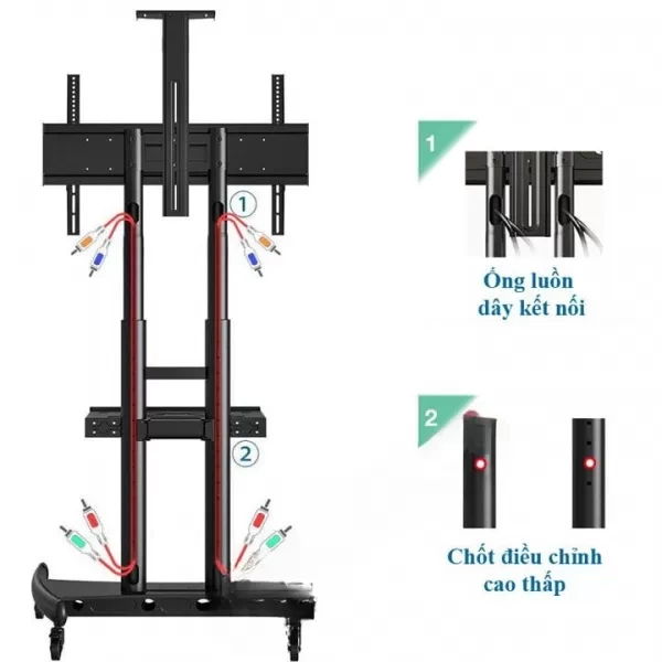 Giá Treo Tivi Di Động NB AVA1800-70-1P 55 - 90 Inch