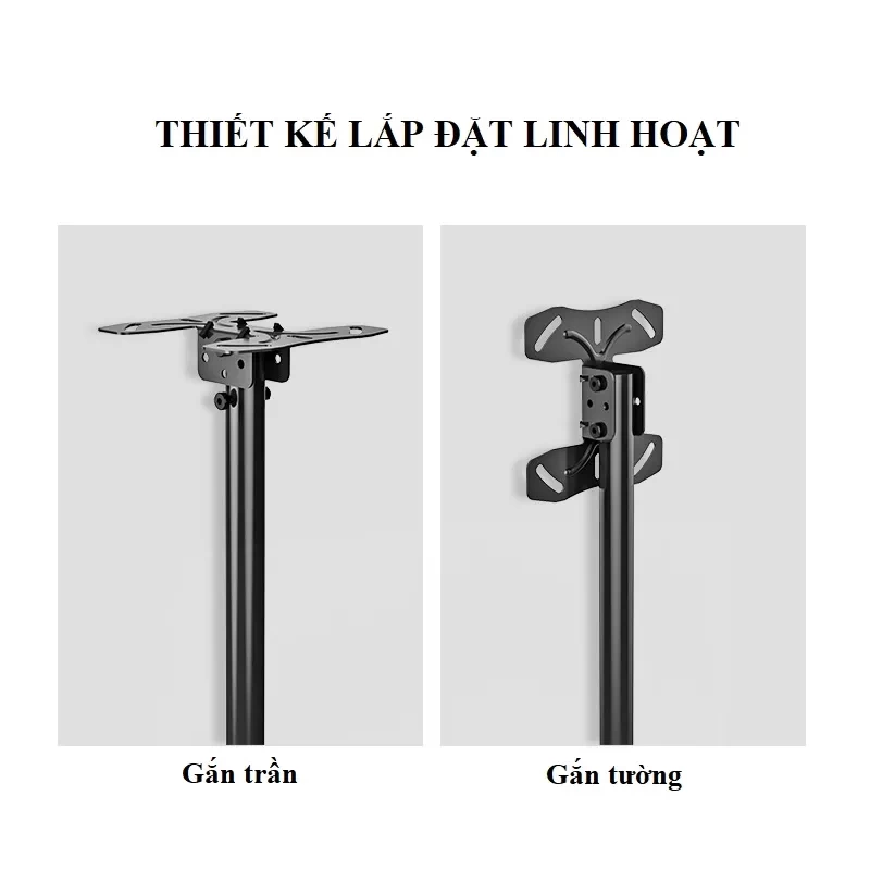 Giá treo tivi thả trần ErgoTek E555 32 - 75 inch