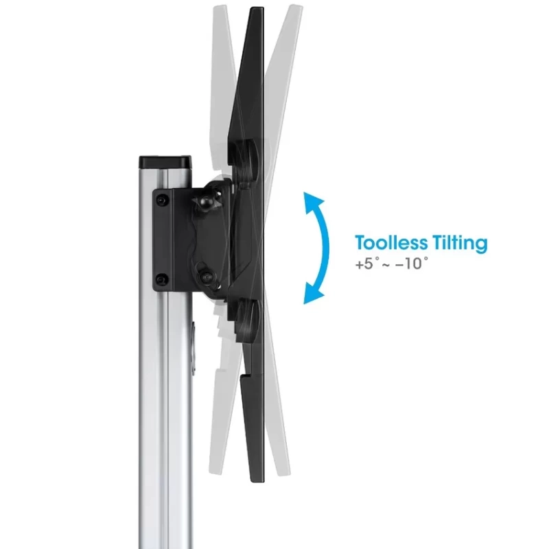 Giá treo tivi di động xoay 90 độ ngang dọc E2290 37 - 86 inch