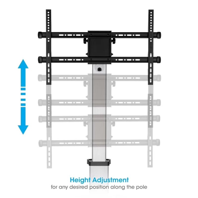 Giá treo tivi di động xoay 90 độ ngang dọc E2290 37 - 86 inch
