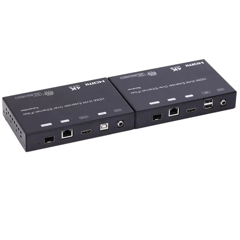 KCE812RK3-4K HDMI + USB KVM Extender over IP / Fiber