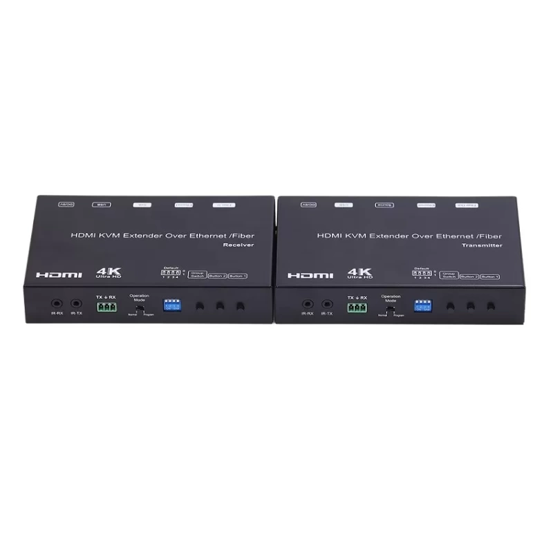 KCE812RK3-4K HDMI + USB KVM Extender over IP / Fiber