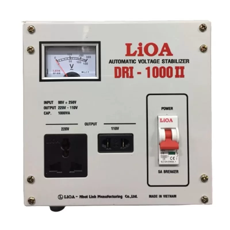 Ổn áp LIOA DRI-1000II 1KVA Bảo hàng 48 Tháng